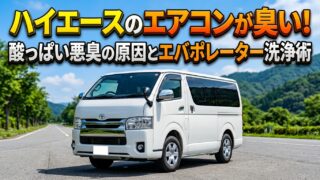 ハイエースのエアコンが臭い！酸っぱい悪臭の原因とエバポレーター洗浄術