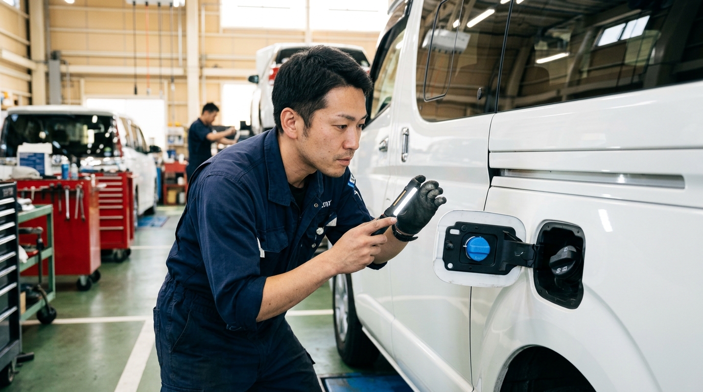 Why Hiace Consumes AdBlue Fast: SCR System and Tank Structure