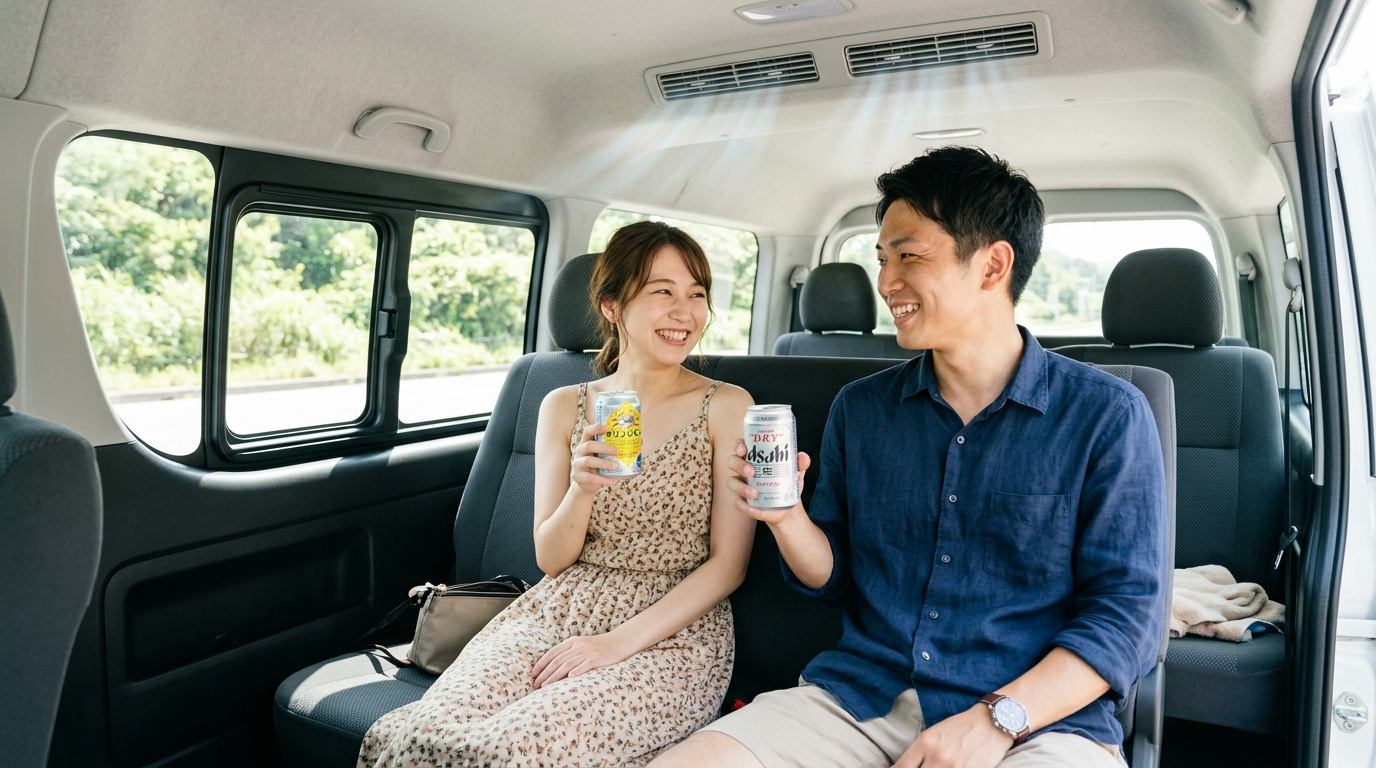 結論から解説！ハイエースの後部座席が暑い時の対策