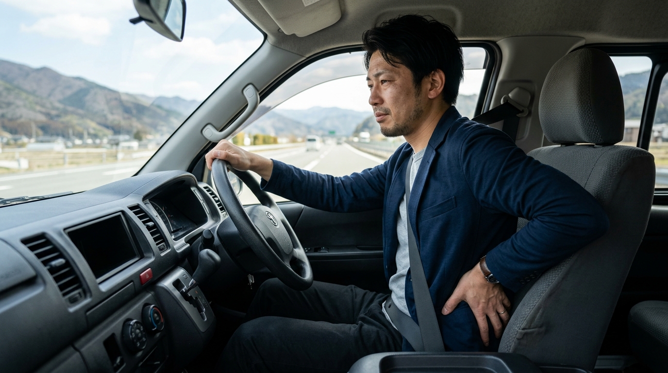 ハイエースの運転で疲れるシート原因と改善の基礎知識