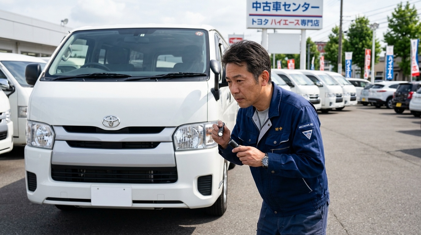Market Price Reality and Model Generations of Used Hiace