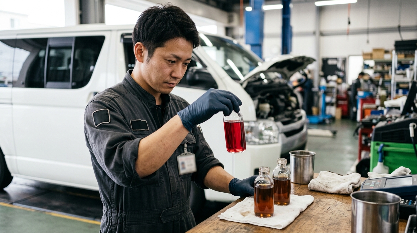 メーカーが推奨するのは4万キロごと