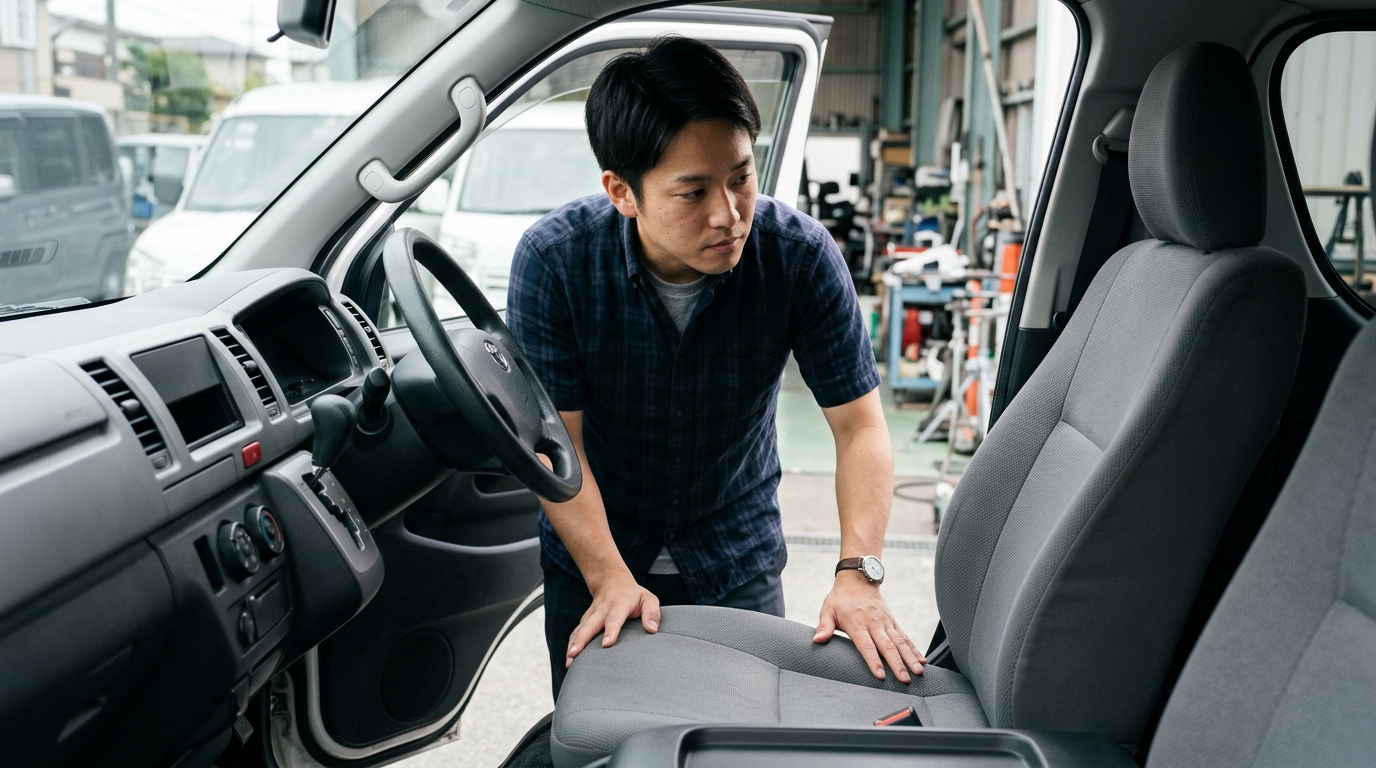 なぜハイエースの運転は腰や体が疲れるのか
