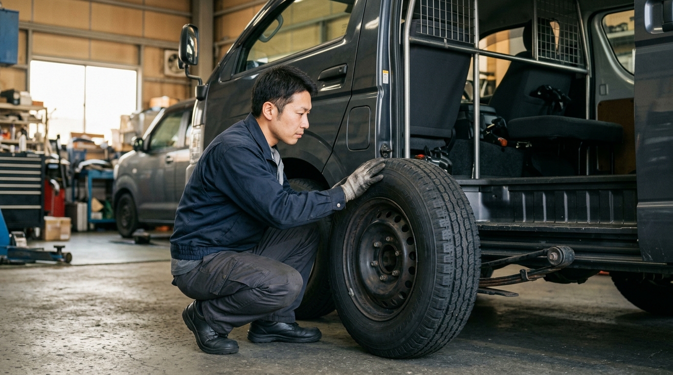 Inspection Traps for Commercial Vans: Separate Bars and LT Tires