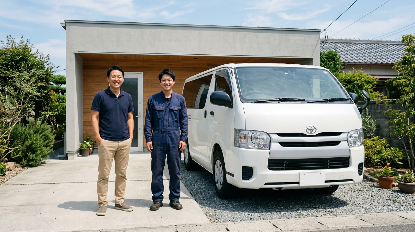 ハイエースのオイル漏れを修理して車検へ