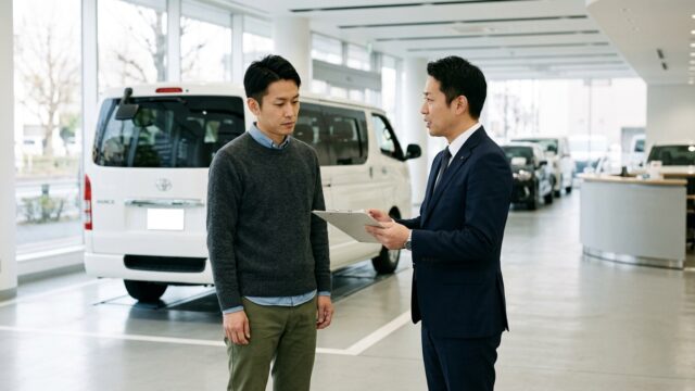 ハイエースの新車乗り換え時にディーラー下取りに出すと数十万円損する理由