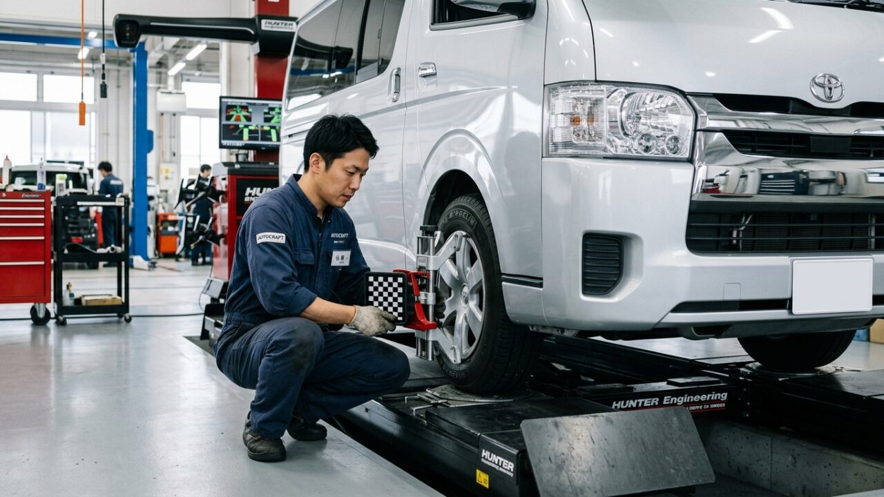 Toyota Hiace Wheel Alignment and Tire Uneven Wear Guide