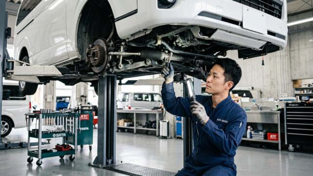 Hiace Steering Rack Boot Tear Inspection and Replacement Guide