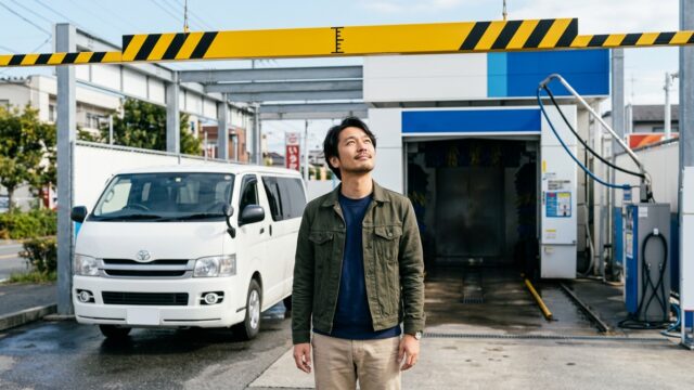 ハイエースは大きすぎて洗車機に入らない？手洗いと傷のリスク