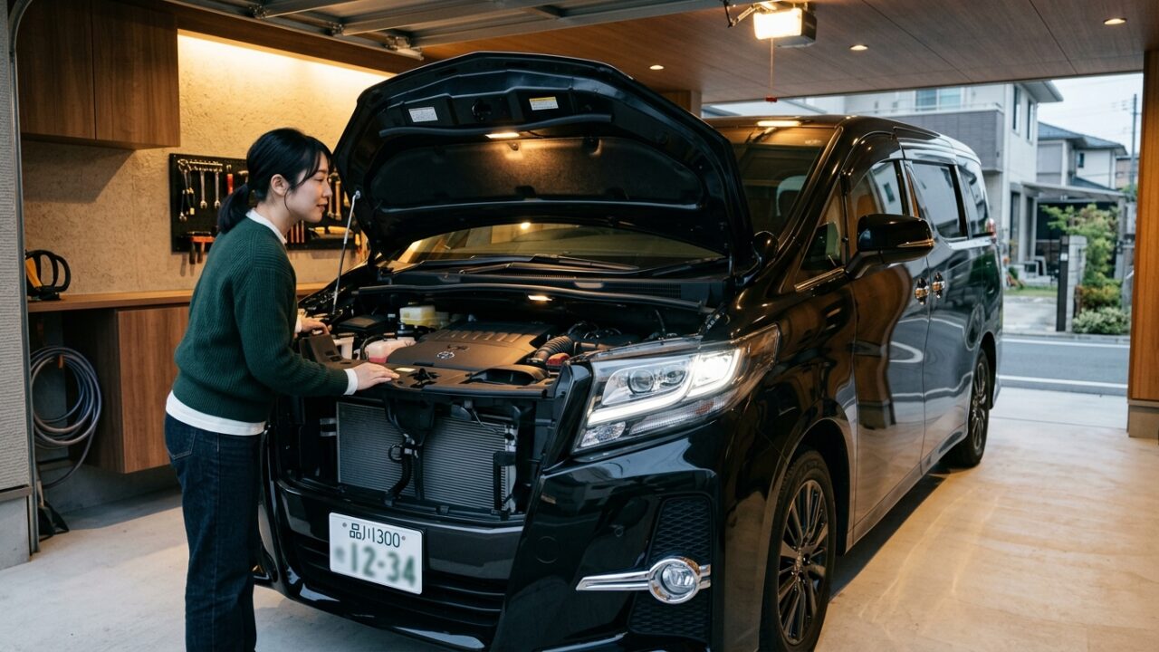 ピンクの粉は危険？アルファードのラジエーター水漏れ修理