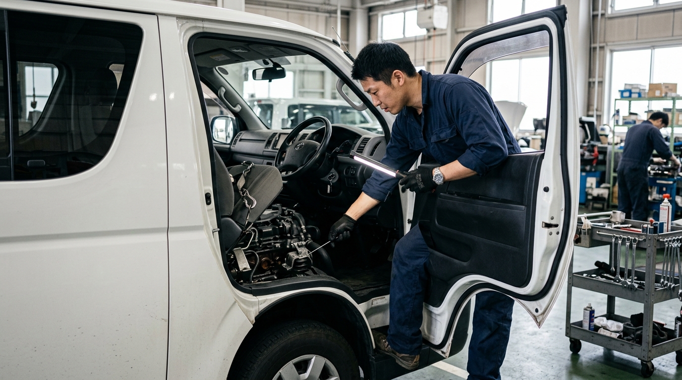 Hiace Engine Vibration Mechanism and Mount Structure Hiace Engine Vibration Mechanism and Mount Structure
