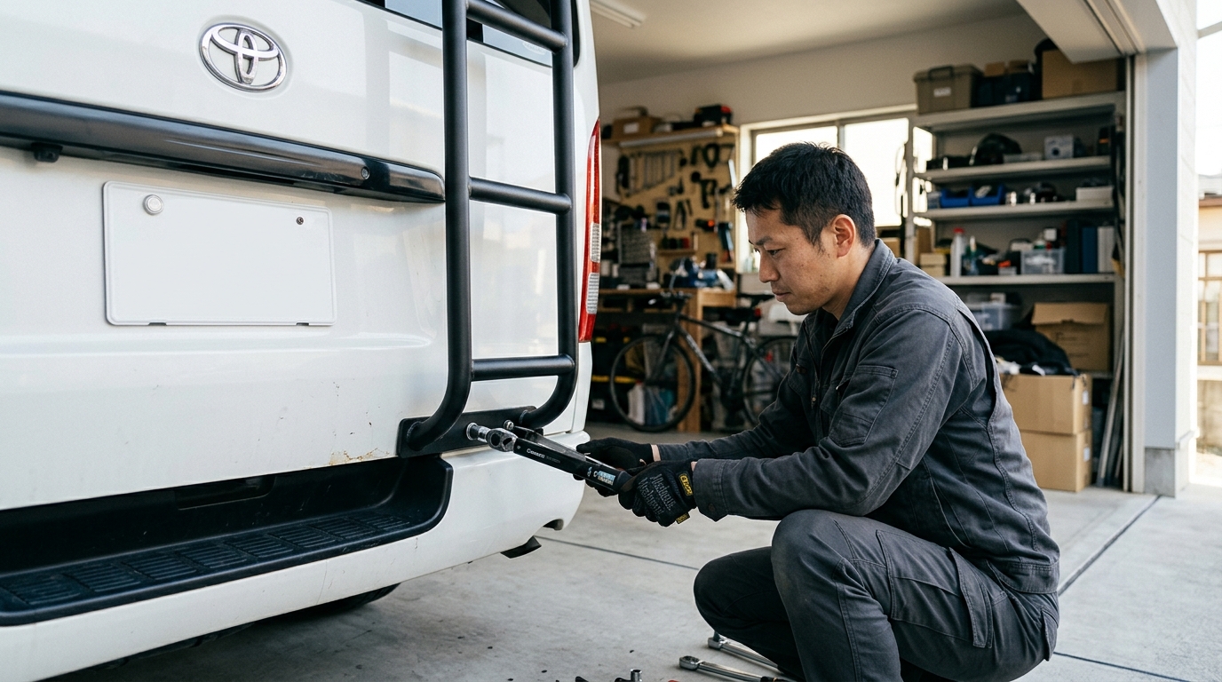 Step by Step DIY Installation and Maintenance Guide for Hiace Rear Ladder