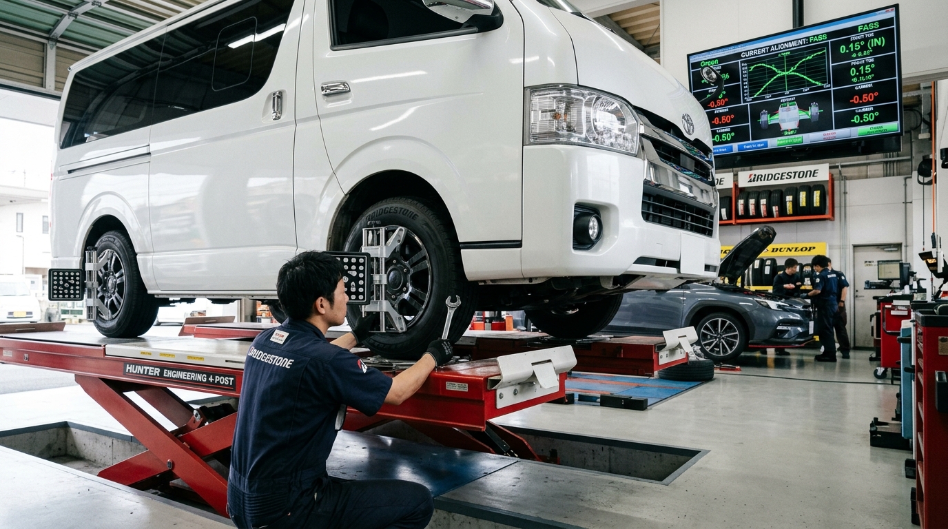 Wheel Alignment Costs and Professional Solutions for Toyota Hiace Wheel Alignment Costs and Professional Solutions for Toyota Hiace