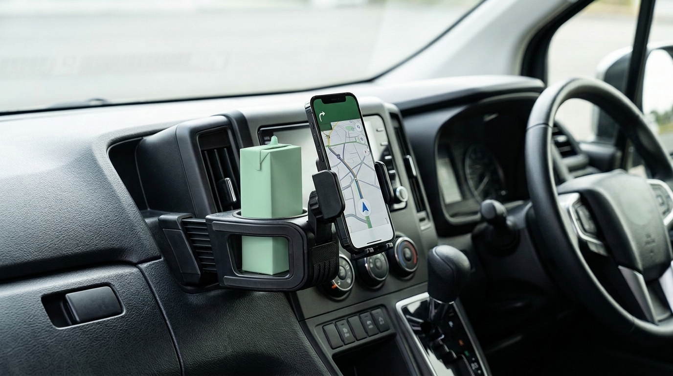 Toyota Hiace Air Vent and Console Drink Holder Installation Guide