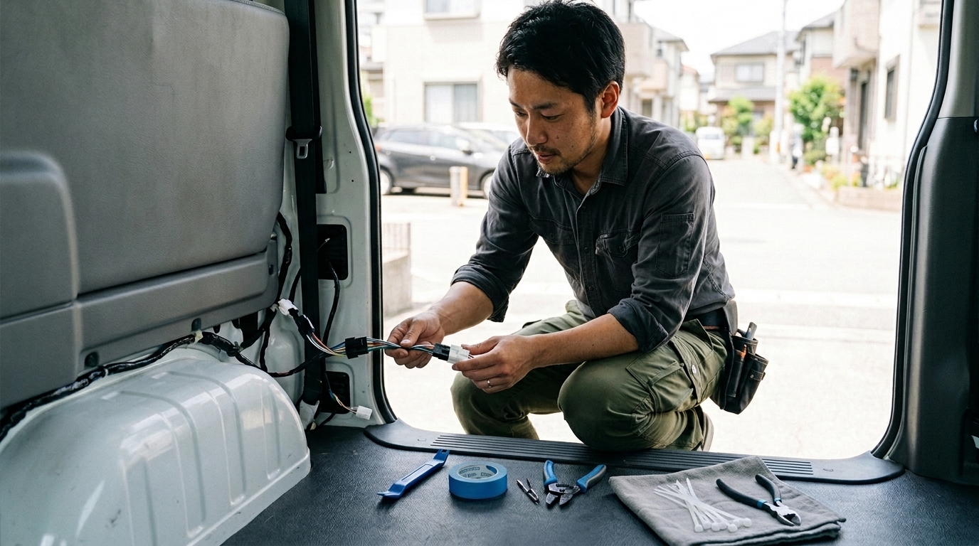 Toyota Hiace Rear Heater Switch DIY Installation and Wiring Guide