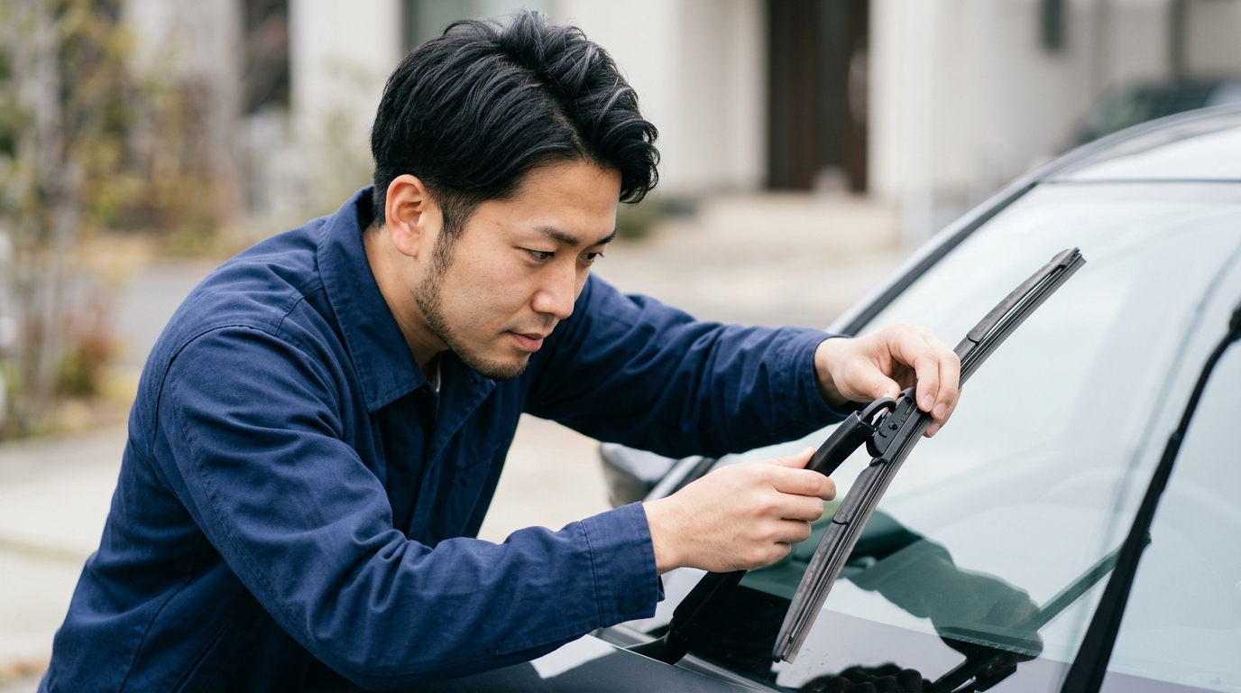 写真でわかる!ハイエースのワイパーブレード取り外し&取り付け手順