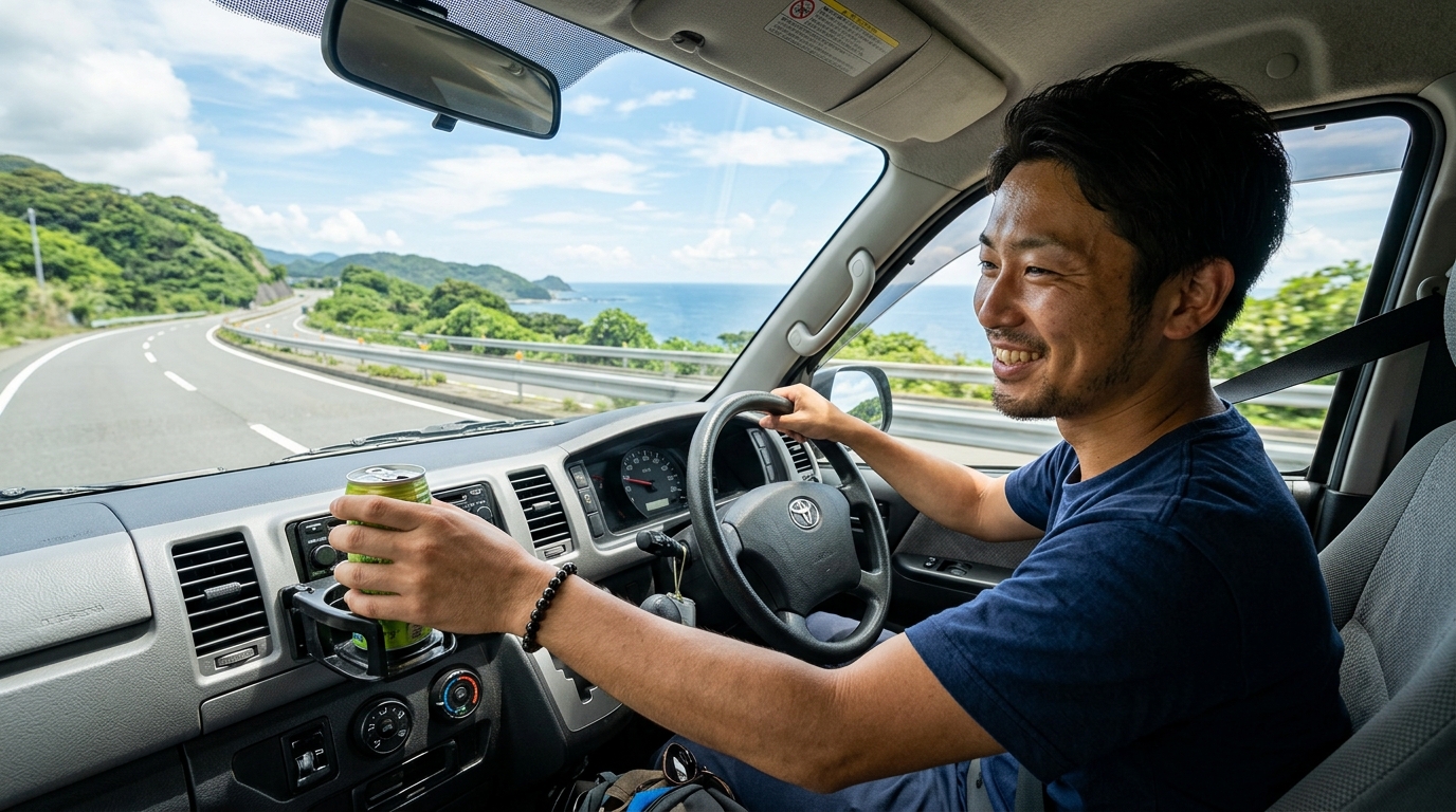 Summary of Toyota Hiace Custom Drink Holder Interior Upgrade