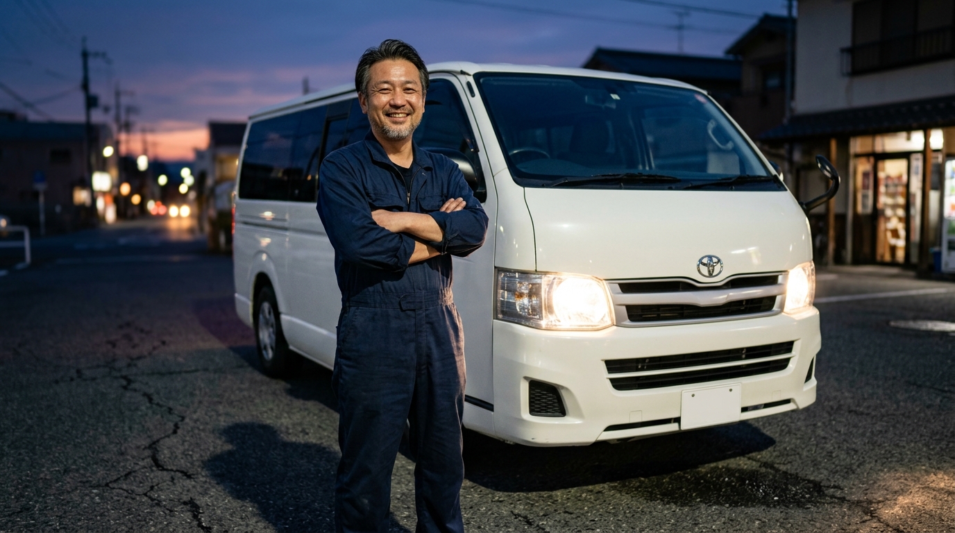 Summary of Toyota Hiace Headlight Restoration for Clear Night Driving