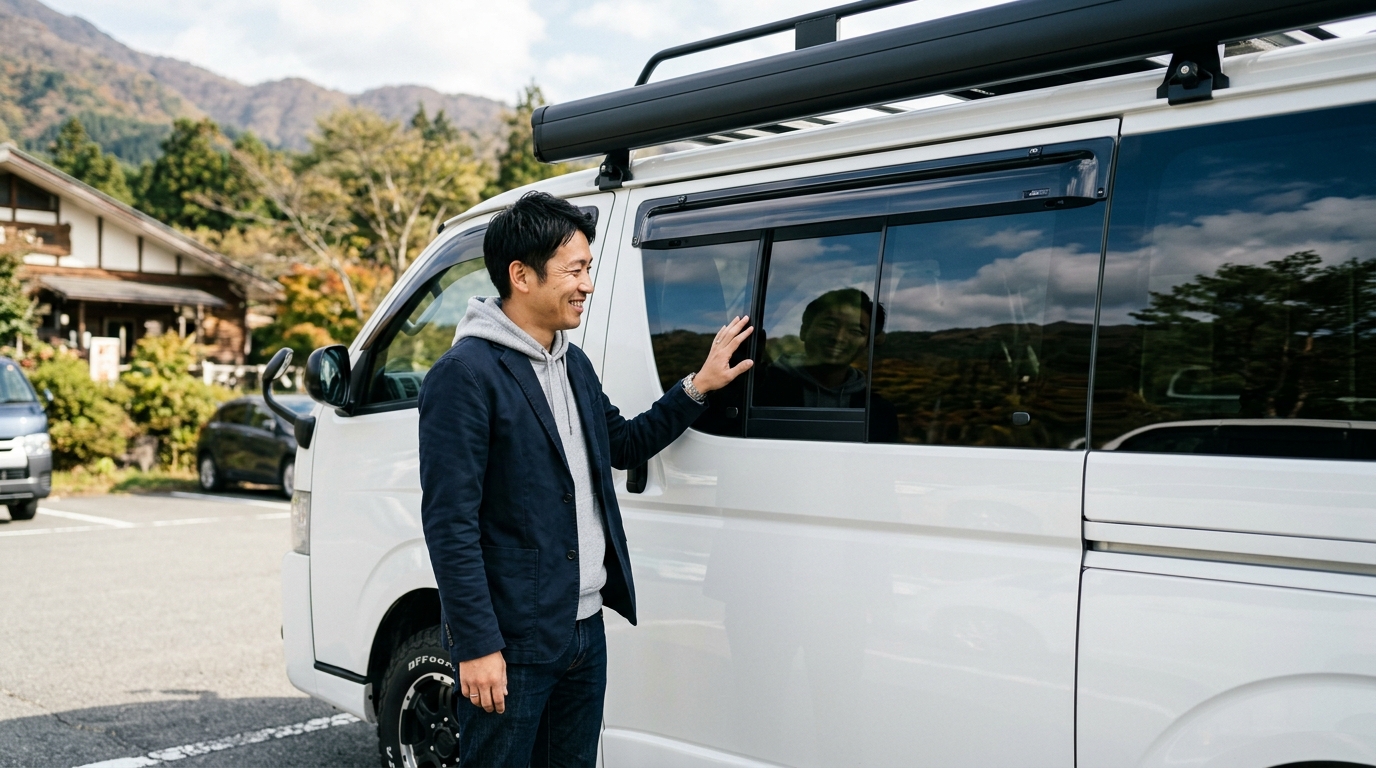 Toyota Hiace Slide Window Waterproof Maintenance Summary