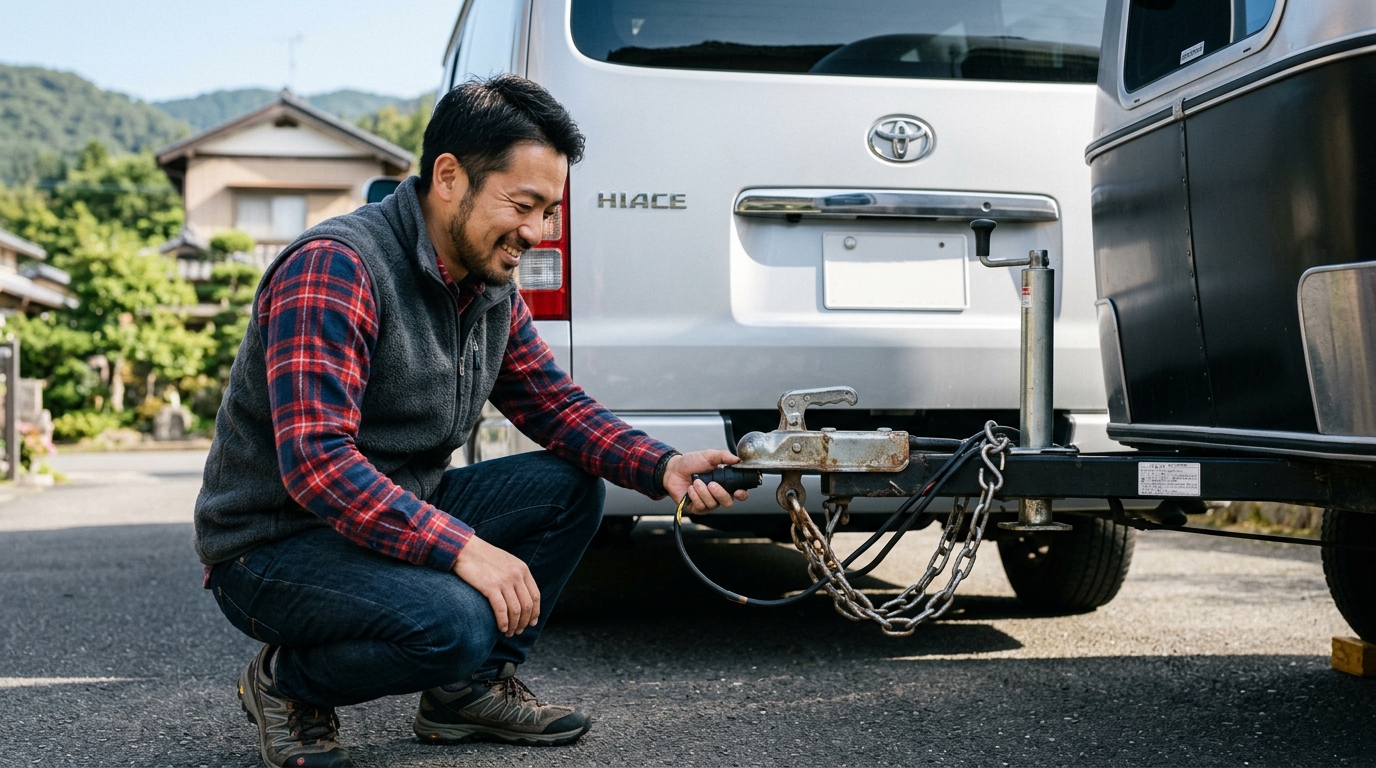 Pre-trip Inspection and Maintenance for Safe Trailer Towing with Hiace