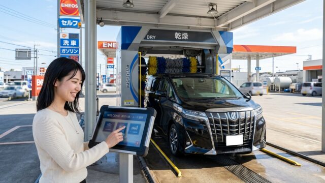 アルファードは洗車機に入る？サイズ制限と傷を防ぐ対策