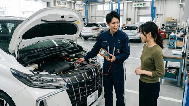 アルファードのオルタネーター寿命は何キロ？前兆と交換費用