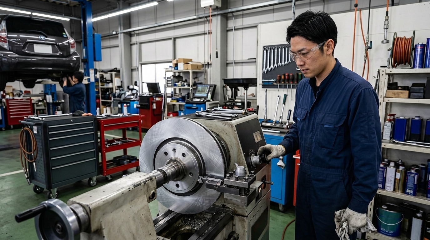 ブレーキローター研磨のメリットと費用相場！研磨か新品交換かの判断基準
