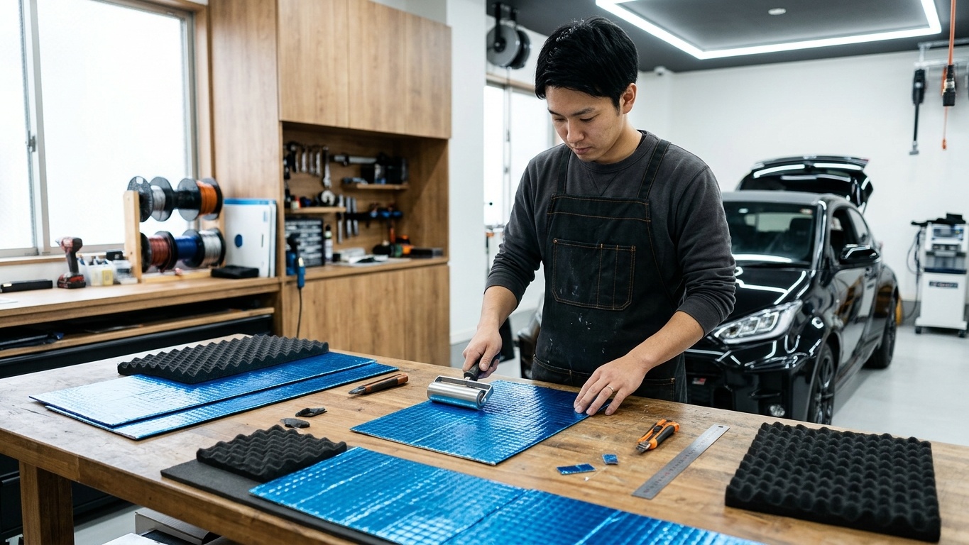 部位別のデッドニング施工手順とおすすめ静音化マテリアル