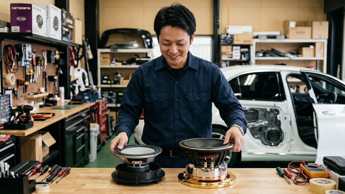 アルファードの純正スピーカーがショボい理由と社外交換の劇的効果 アルファードの純正スピーカーがショボい理由と社外交換の劇的効果