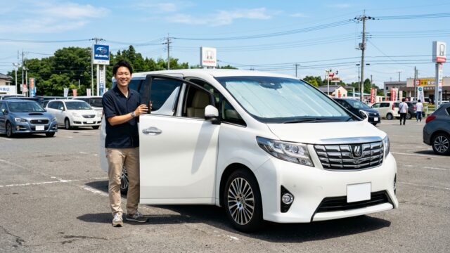 巨大フロントガラスの猛暑対策！アルファードおすすめ車種専用サンシェード