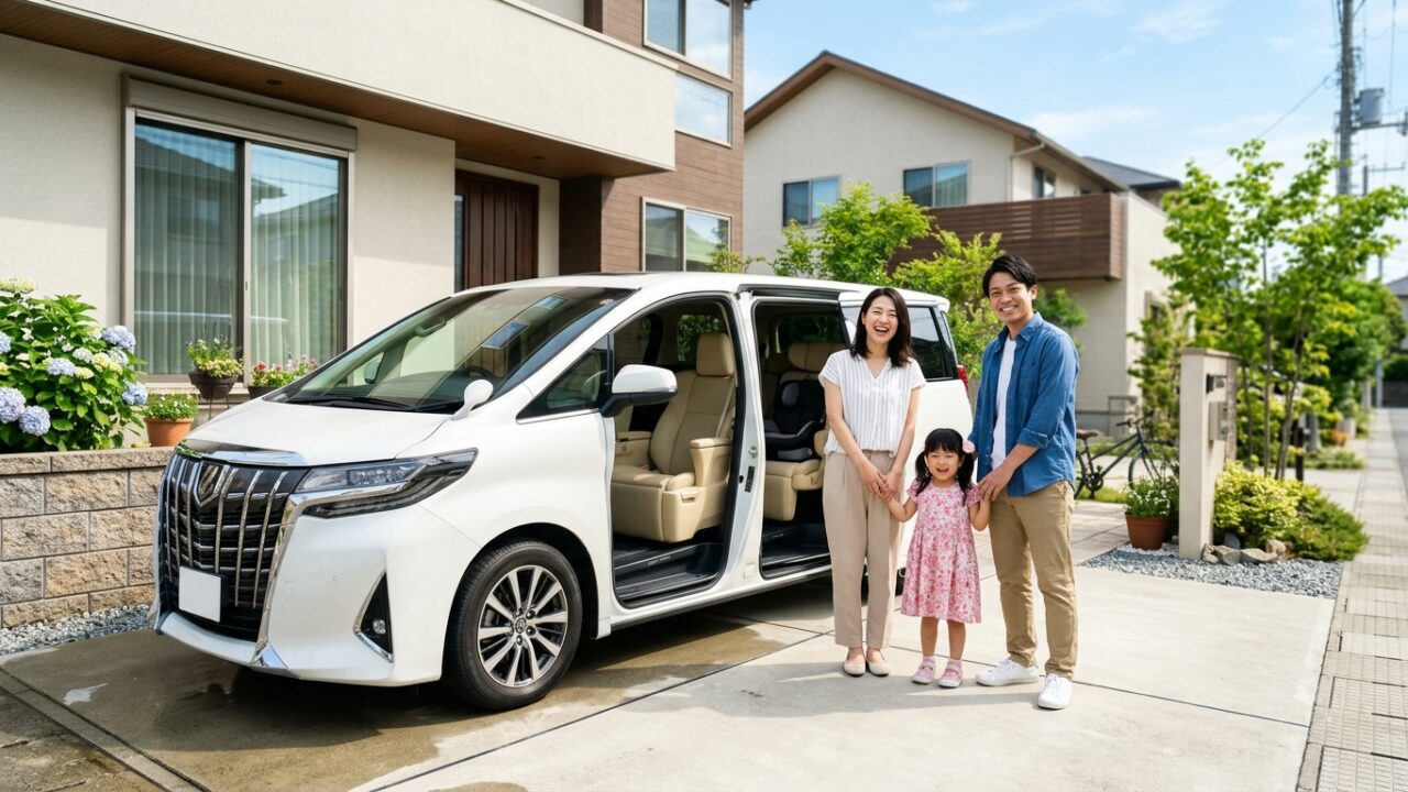 子育てにアルファードは贅沢？ファミリーカーとして選ぶメリットと損得